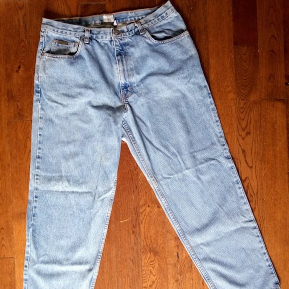 Light-wash Calvin Klein Bootcut Jeans - Size 36, Inseam 30 - Picture 2 of 6